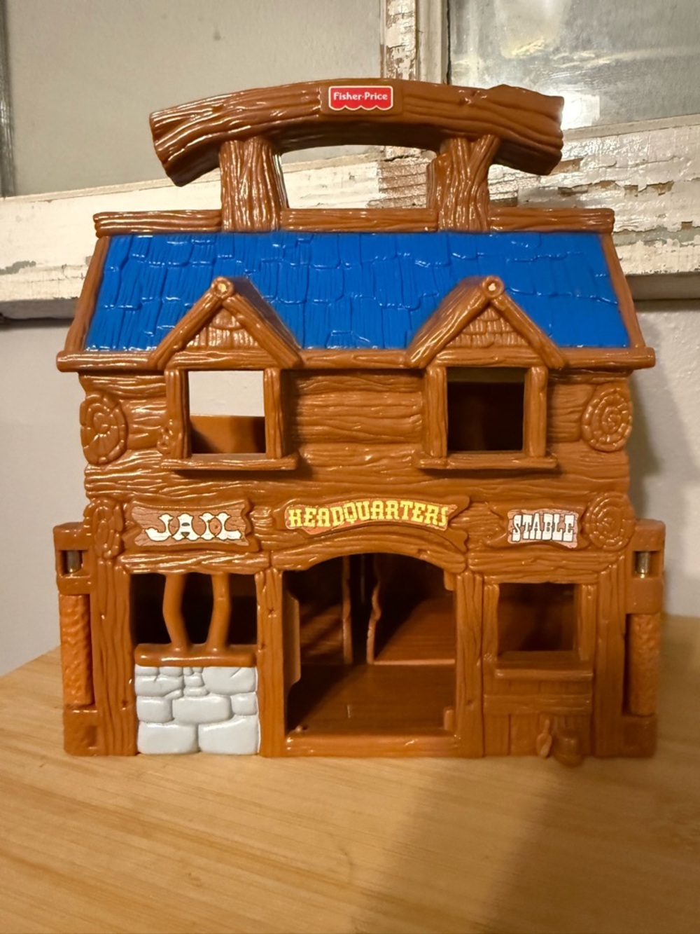 Fisher Price 1999 Great Adventures All-In-One Western Fort Playset 77106 Vintage